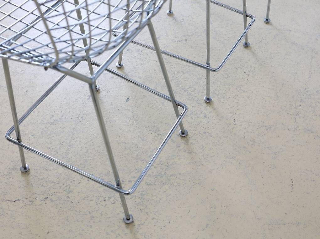 Knoll Sedie: Bertoia Counter Stool von Knoll | Chrom 4er-Set – Usato da Meinisberg venduto da atelier_TILIJA 5