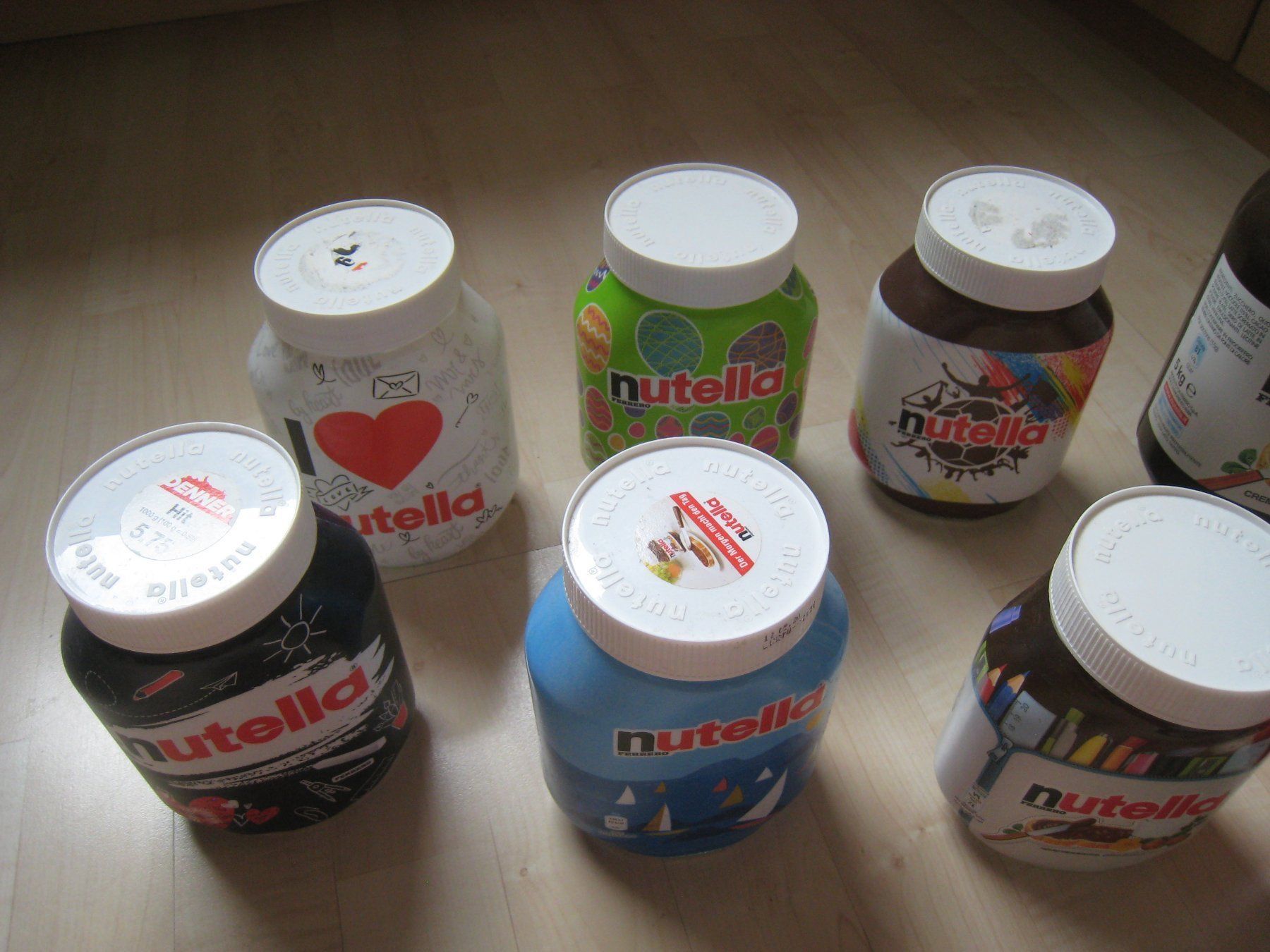 Tutte le decorazioni: Nutella Fan-Set 13teilig (leer) – Usato da Gelterkinden venduto da Andreachrista 1
