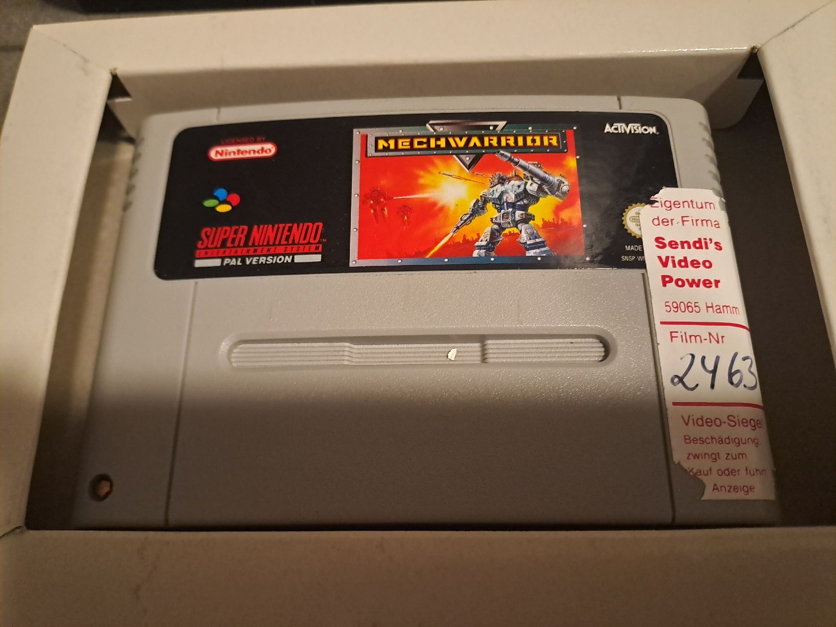 Nintendo Spiele: Mechwarrior Super Nintendo SNES Spiel OVP  – Gebraucht aus Aarau von Kaesekuchen2000 2
