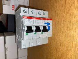 ABB Smissline LS-schalter 3 Pol mit NL-Trenner 2 Stück