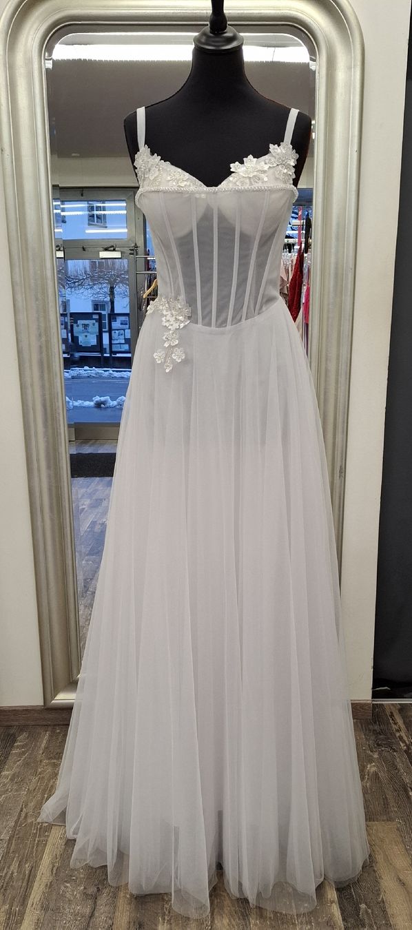 Vestiti: Brautkleid mit Corsage, Grösse 36 – Nuovo (secondo la descrizione) da Uster venduto da VMT.