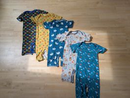 5x Kurze Strampler Gr. 98