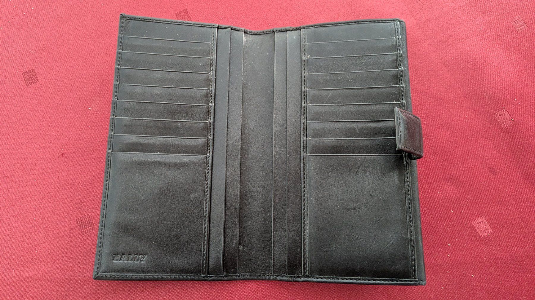 Bally Portamonete: Schwarzes Leder-Portemonnaie, Bally – Usato da Zumikon venduto da 88August88 2