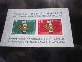 Block 1959 NABAG postfrisch