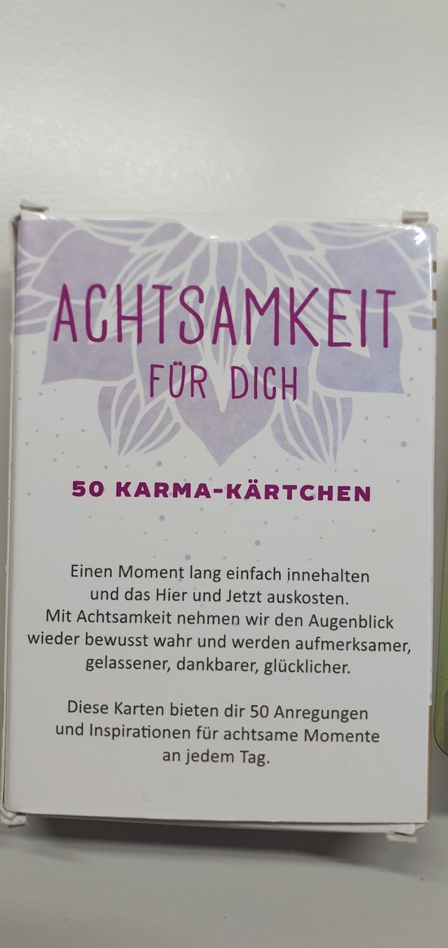 Libri: Achtsamkeitskarten 50 Stk NEU – Nuovo e nell'imballaggio originale da Stansstad venduto da InStyle8 1