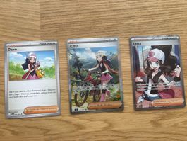 Pokémon Trainer Card Lot! Dawn, Lotta & Hikari (Japanese)