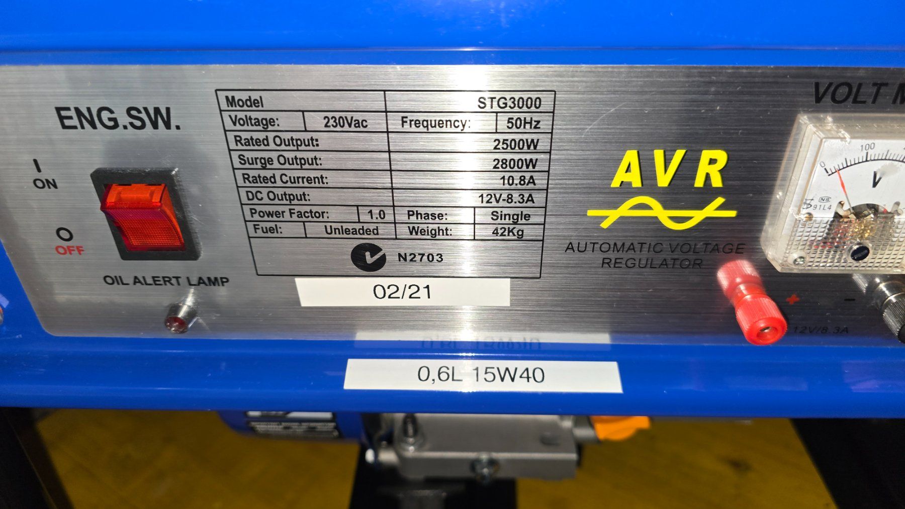 Generatori di corrente: Stromaggregat 2,5kW STG3000 neuwertig – Usato da Schaffhausen venduto da ora_fpw6 2