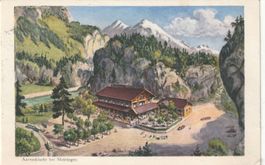 Ansichtskarte Aareschlucht Meiringen gelaufen 1932