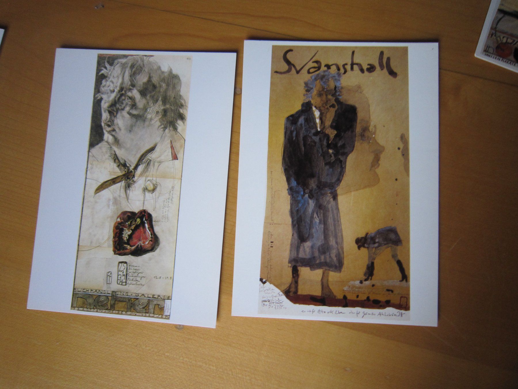 Cartoline postali: No 10 Horst Janssen Sammlung Postkarten – Usato da Gordola venduto da Polentaefung 4