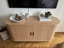 Sideboard Eiche Rillenfront, neuer Zustand