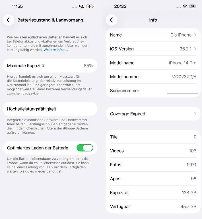 Apple Portables: iPhone 14 pro, 128GB, Top!!! – D'occasion à Bassersdorf par chemaria 3