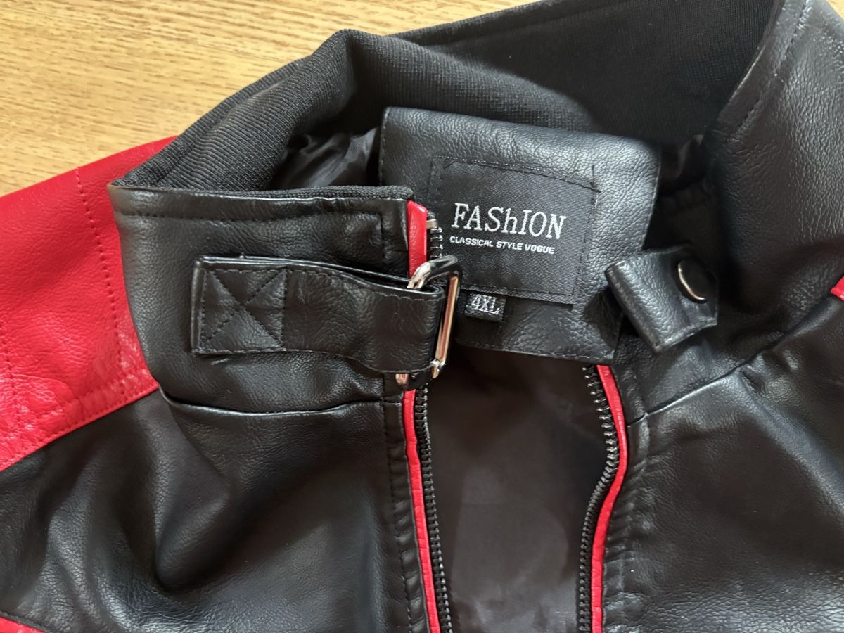 Jacken: Lederjacke schwarz-rot Grösse 4XL – Neu (gemäss Beschreibung) aus Kirchberg SG von lar_8mw6 2