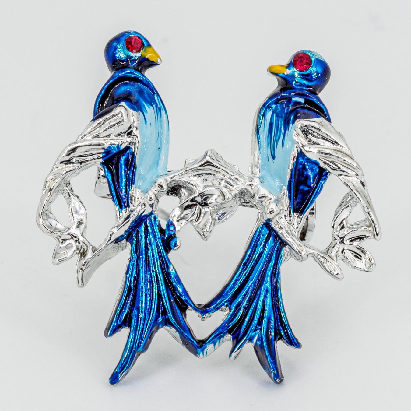 Spille & Fermagli: Vintage Brosche; Lovebirds – Usato da Zürich venduto da nostalgic_treasures 3