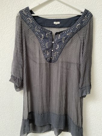 Noa Noa Kleid Tunika, Gr. M, d.grau ,Sommer Look