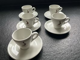 Chicco d'Oro Espresso Tassen Set, 6 Stück, neuwertig!