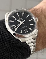 Omega Aqua Terra schwarz 08/2025 / Garantie