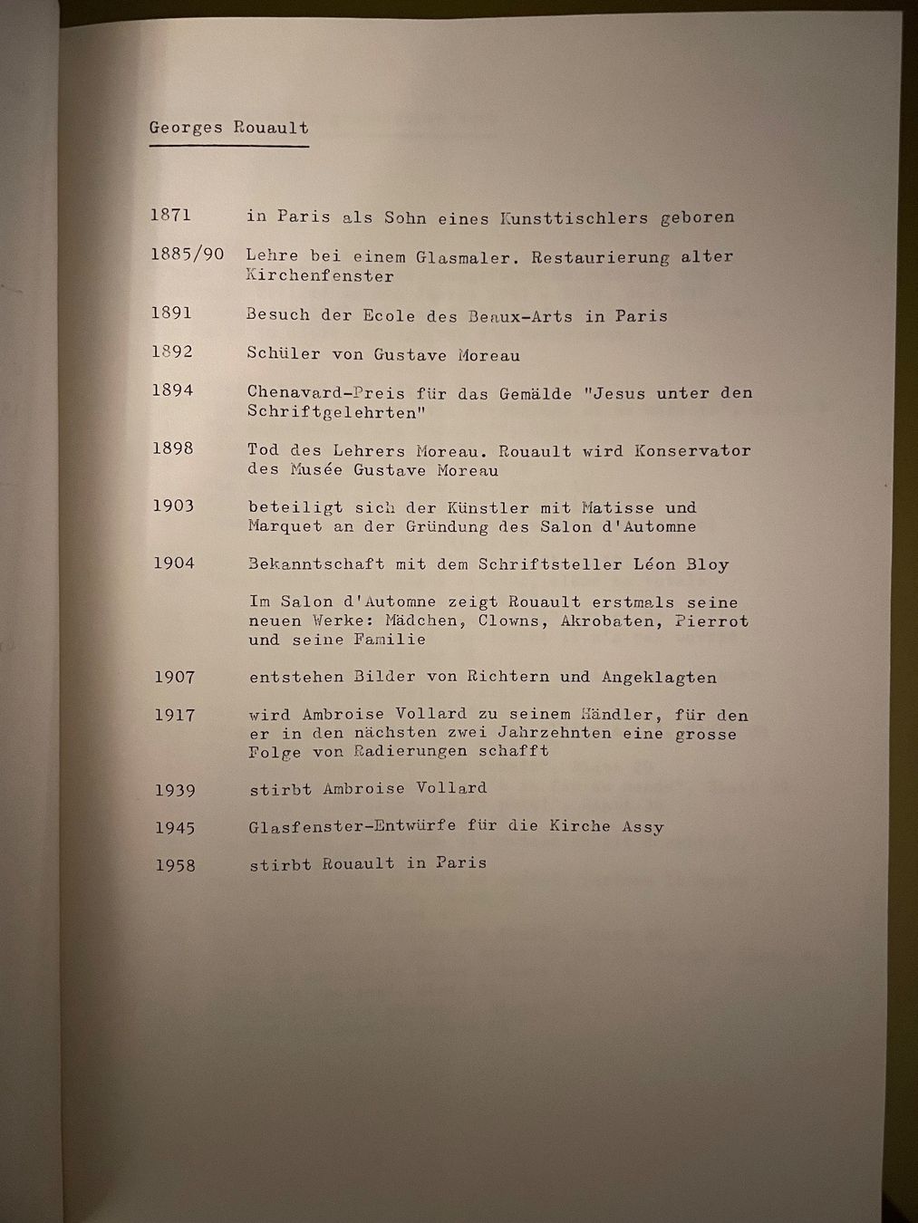 Bücher: Georges Rouault - Graphik aus einer Privatsammlung, 1969 – Gebraucht aus Sutz von fx05 2
