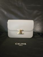 CELINE KLASSISCHE TRIOMPHE TASCHE aus glänzendem Kalbsleder