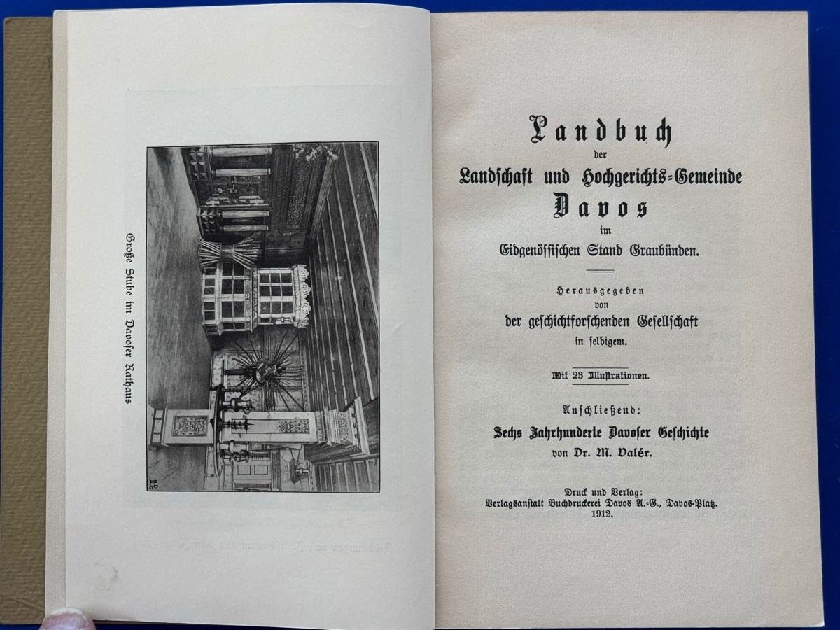 Libri: Landbuch der Landschaft und Hochgerichts-Gemeinde Davos – Usato da Adliswil venduto da buch_und_kunst 3