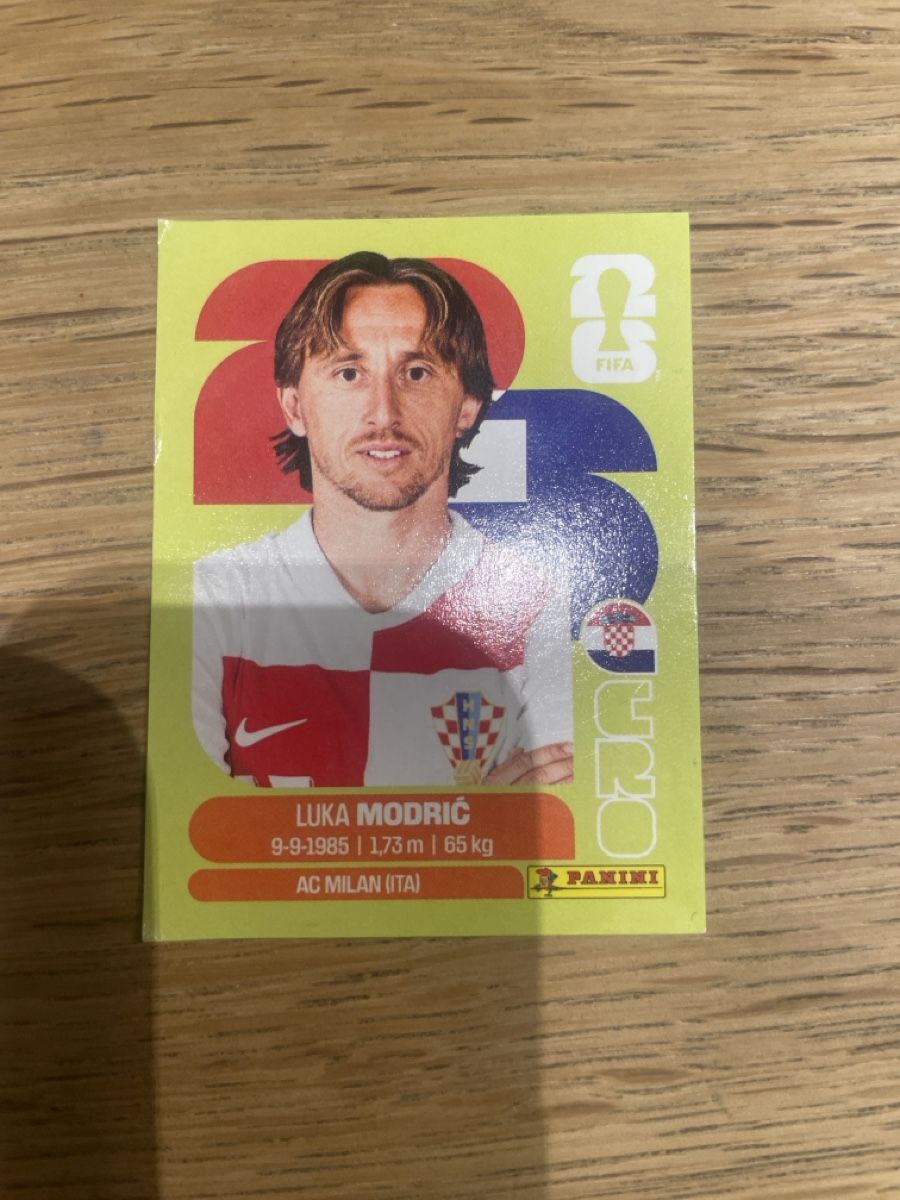 Panini Carte collezionabili: WM 2026 - CRO 9 - Luka Modric – Nuovo (secondo la descrizione) da Basel venduto da Sbebua