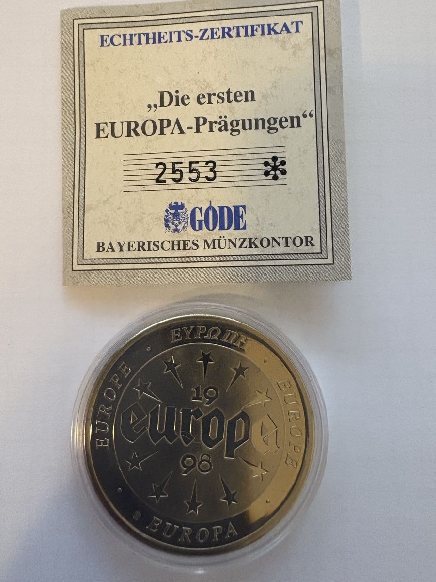 Alle Münzen: Europa 1998 neusilber  – Gebraucht aus Murten von Tzaugg 2