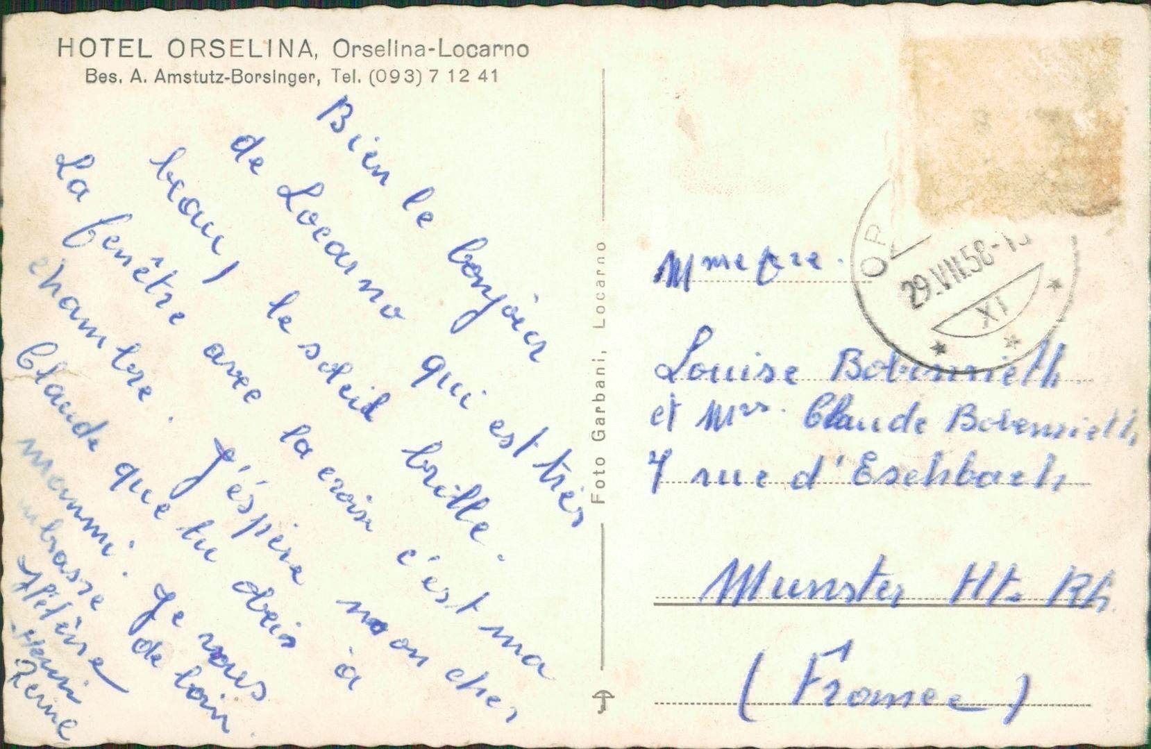 Cartoline postali: Locarno – Usato da Biasca venduto da Blenio71 1