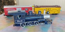 Bachmann Dampflok mit 2 Wagen G