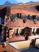 Seltene frühe Reuge Schweizer Chalet-Spieluhr Original Reuge