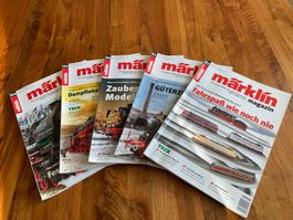 5 x Märklin Magazin 2015 - 2017 für Modellbau