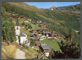 AK color Chandolin VS Val d'Anniviers, Les Plampras ≈ 1983 