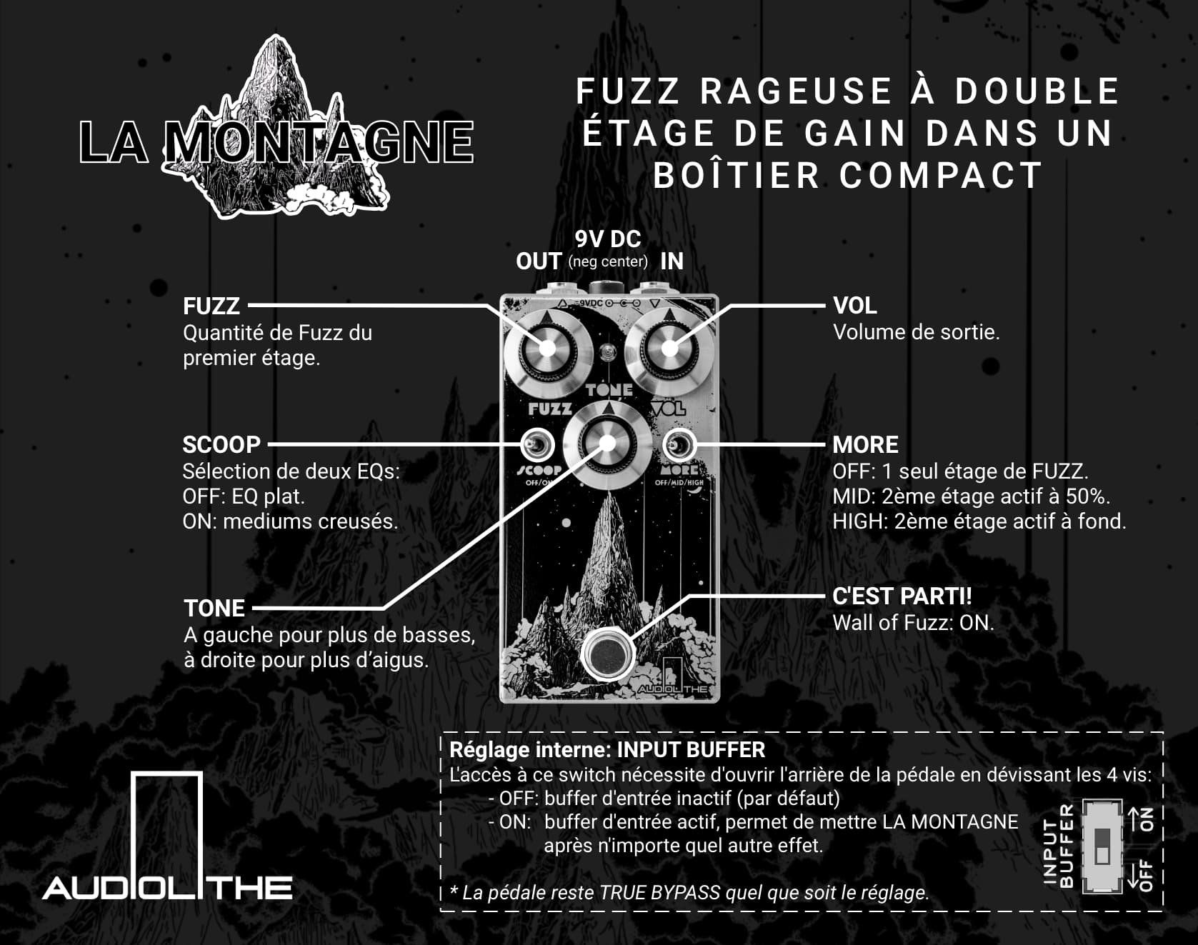 Strumenti musicali: Audiolithe La Montagne V2 Fuzz – Usato da Fully venduto da Sui_j92r 5