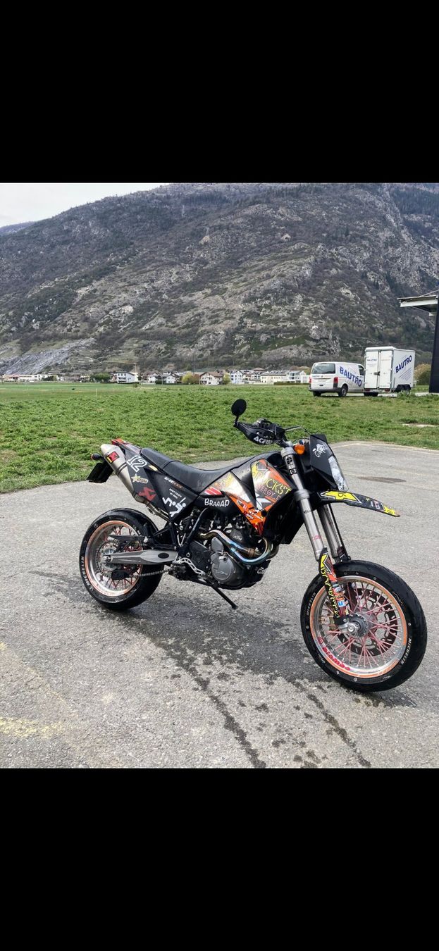 KTM Strada: KTM LC4 640 SM – Usato da Gampel venduto da lukasbruegger 1