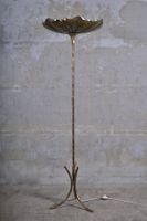 SKULPTURALE MIDCENTURY LAMPE BRONZE ITALIEN