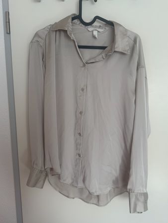 beige H&M Satinbluse