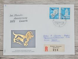 CL18 Enveloppe + Timbre Suisse 1971