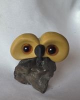 Eule Figur Naturstein Handgemacht siehe Foto