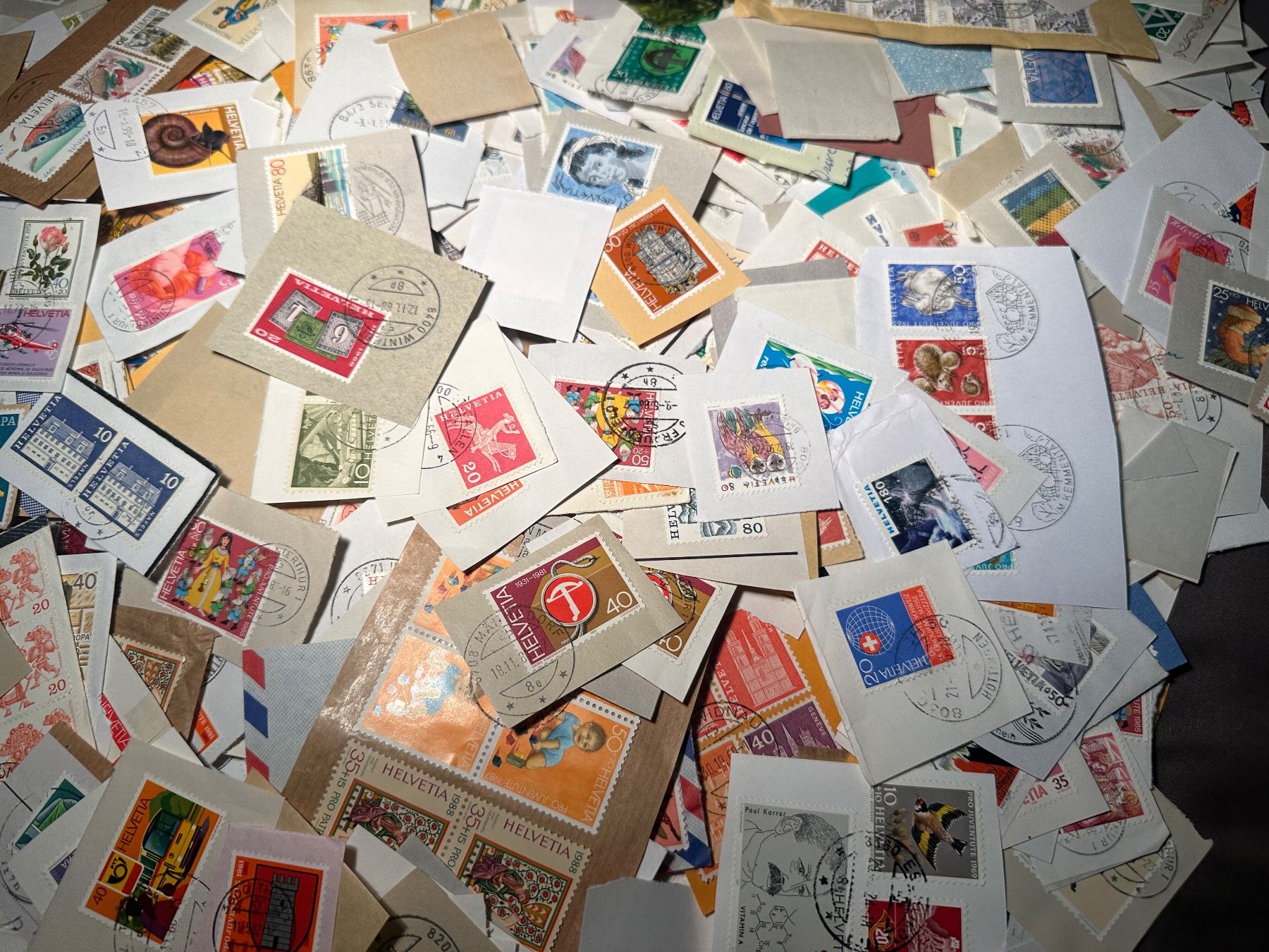 Tutti i francobolli: Briefmarken zum Ablösen Schweiz – Usato da Stettfurt venduto da 2442 6