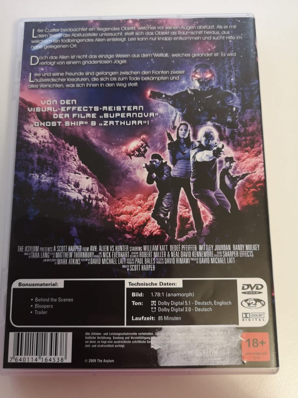 Alle DVDs: Alien VS Hunter – Gebraucht aus Herisau von Pokemon2025 1
