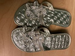 Süsse Silber Schläppli Gr.30👧🏻