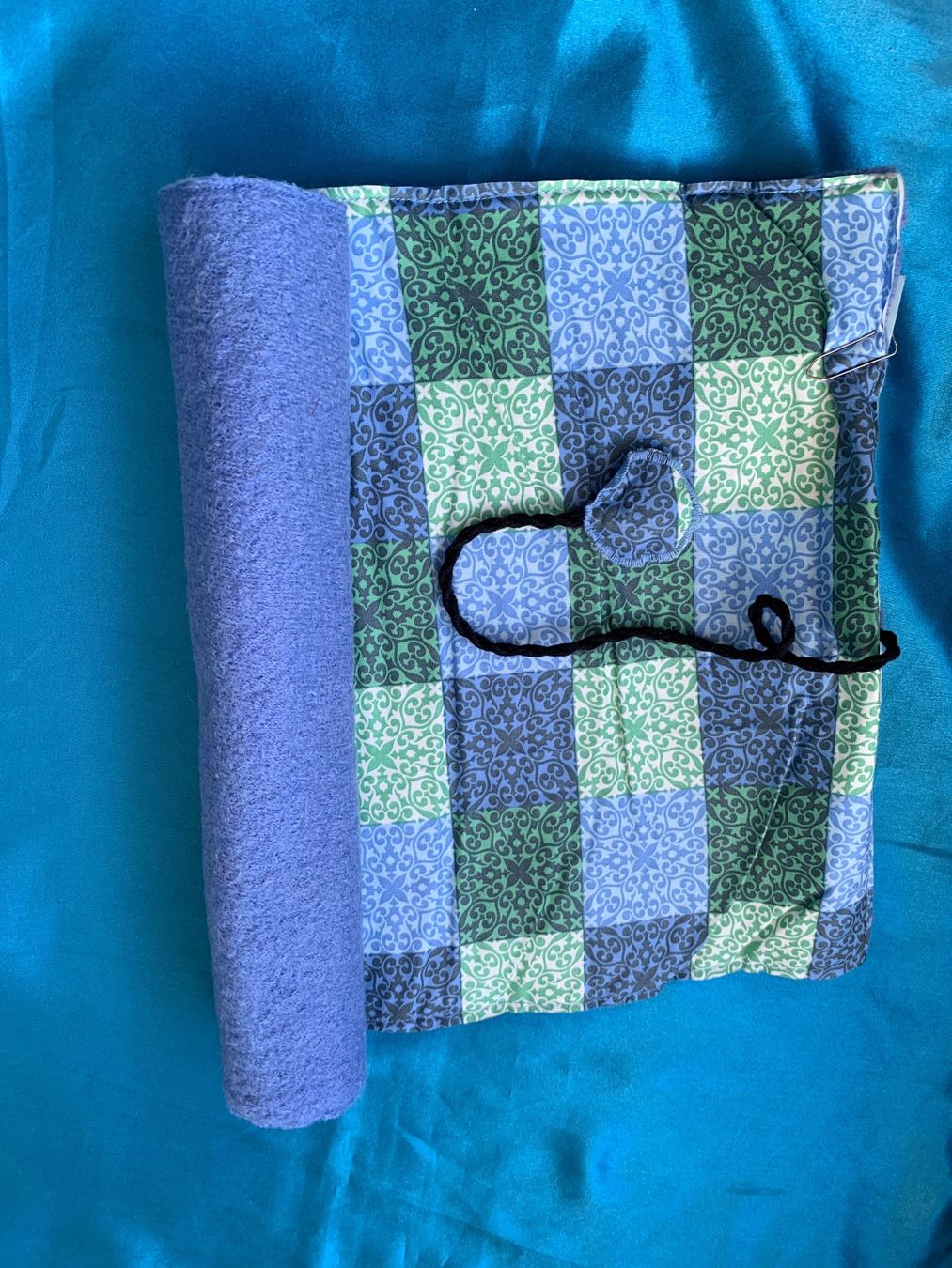 Bodenmatten: Sitzmätteli blau/grün – Neu und originalverpackt aus Wetzikon ZH von jol_6cb8 2