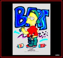 Fahne *Bart Simpson* - Nr. J-5923