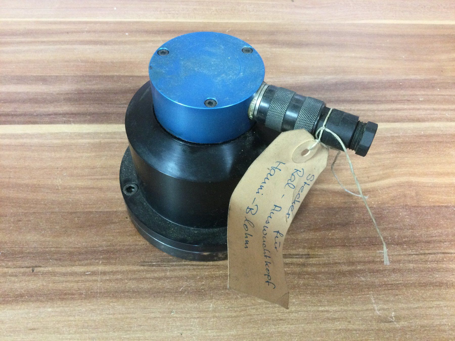 Tutti gli attrezzi: Gebrauchter Ral Auswuchtkopf Hanni- Blohm mit Stecker – Usato da Wangen SZ venduto da kuriosum12 3
