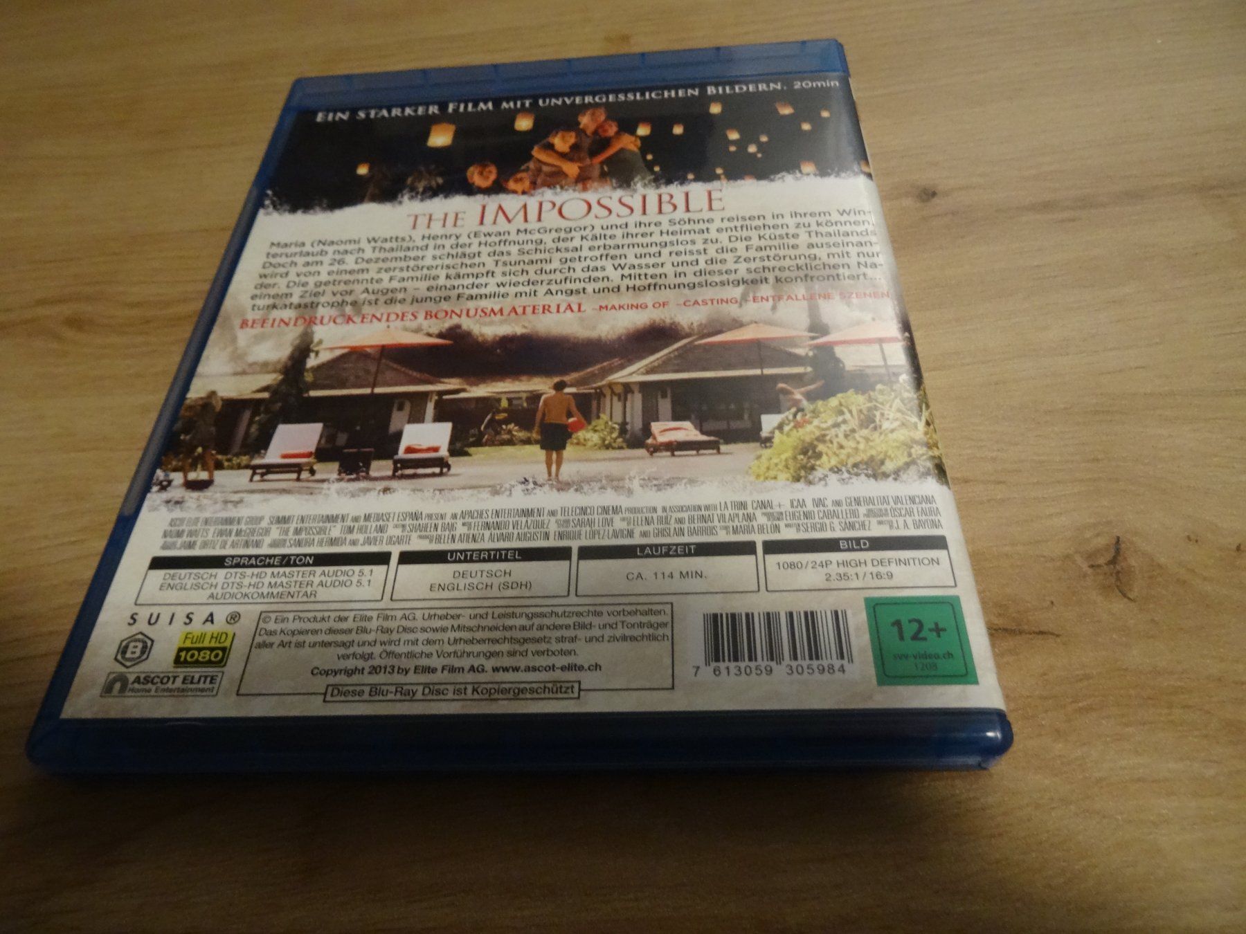 Tutti i DVDs: The Impossible Blu-ray – Usato da Olten venduto da Disc-Verkauf 2
