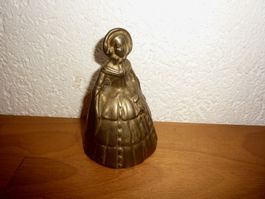 Schöne Antike Messing Glocke Damenglocke ca 1930 Höhe 12cm