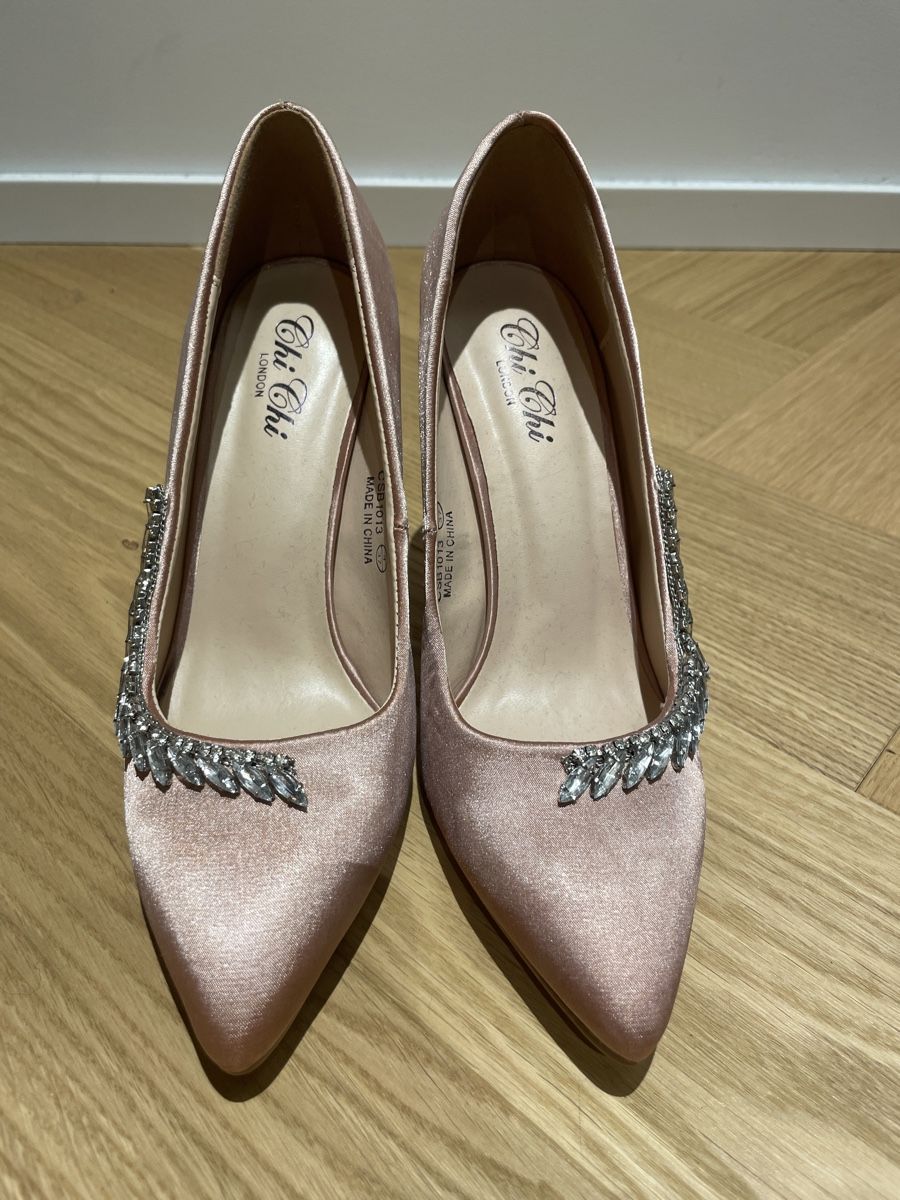 Scarpe da donna: Roséfarbene High Heels von Chi Chi, Gr. 37 – Nuovo (secondo la descrizione) da Arbon venduto da llaauraa 1