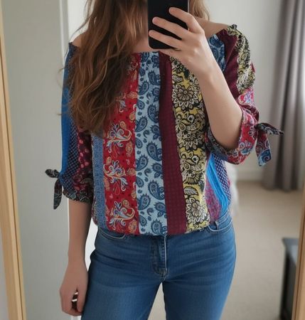 Blouse épaules dénudées