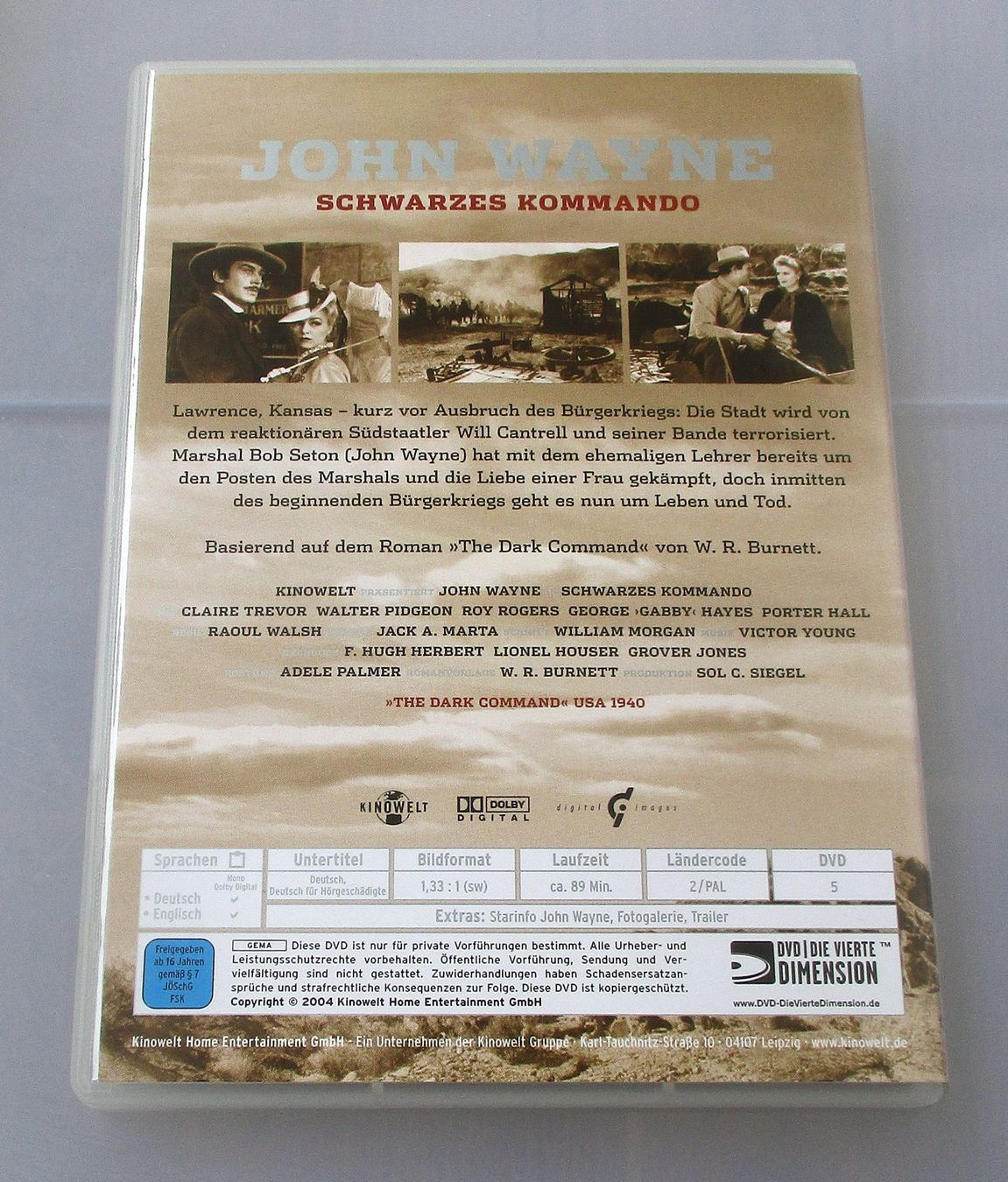Alle DVDs: SCHWARZES KOMMANDO - John Wayne – Gebraucht aus Wattwil von Muriel10 1