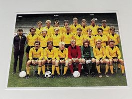 Postkarte BVB Borussia Dortmund Saison 1978/79