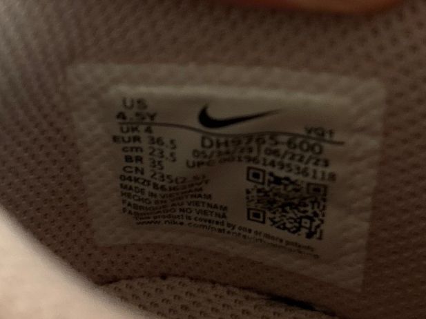Nike Scarpe per ragazze: Baskets Nike Dunk Low rose t. 36,5 – Usato da Versoix venduto da ale_v9y6 2