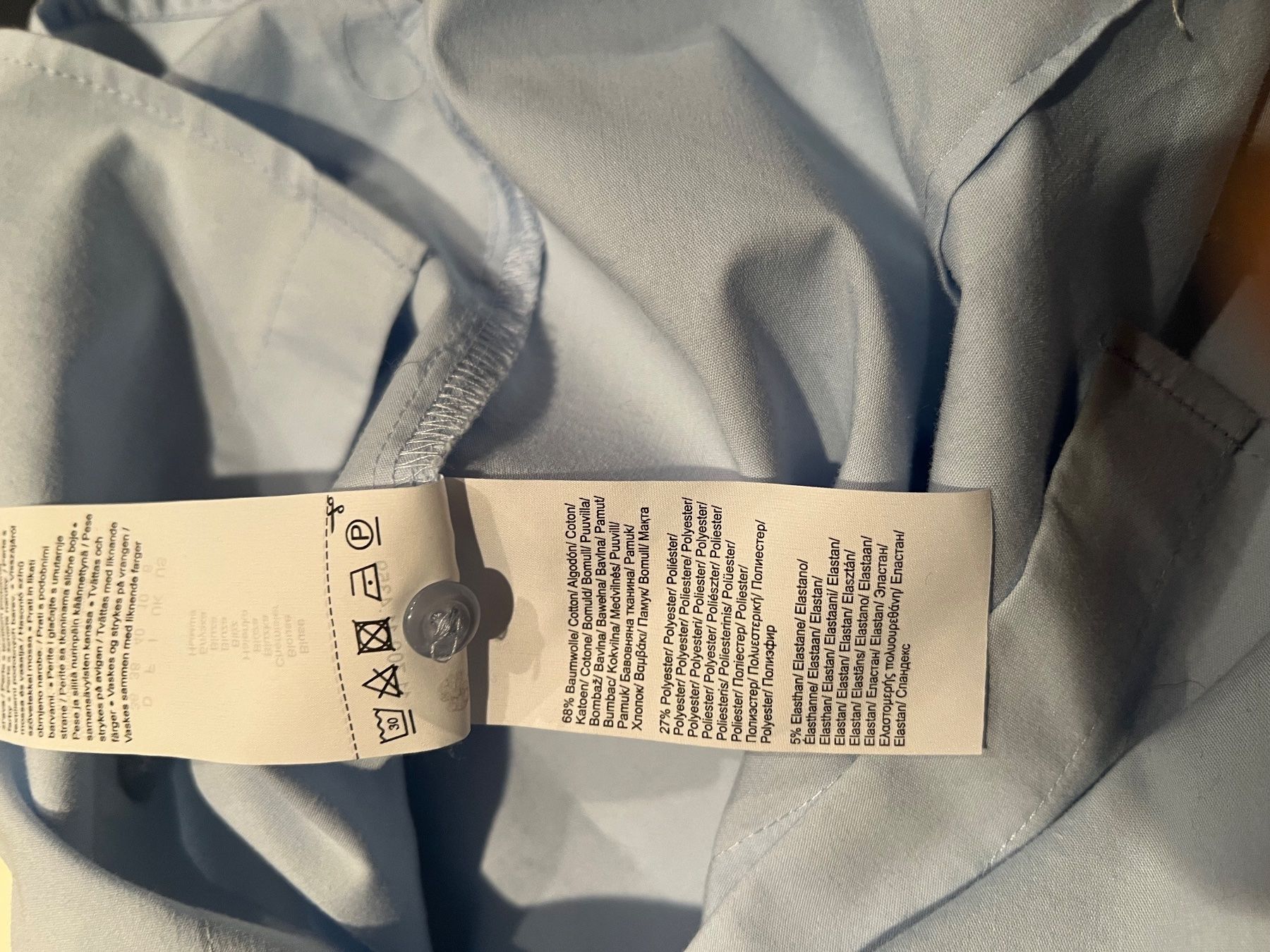 S.Oliver Camicette: S. Oliver Bluse Hellblau, Gr. 36 - Neuwertig – Nuovo (secondo la descrizione) da Ruggell venduto da Malbuntiger01 2